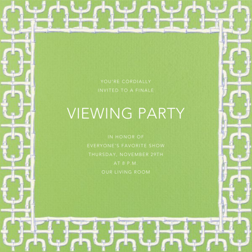 Bamboo Trellis by Paperless Post