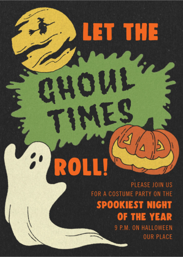 Ghoul Times - Invitation by Paperless Post