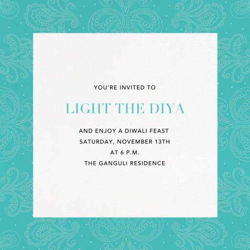 Amalfi (New) - Diwali Invitation by Paperless Post