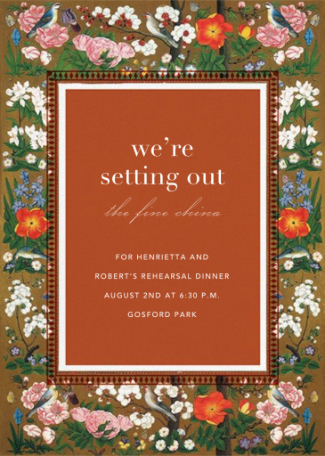Ambras - Rehearsal Dinner Invitation by Cabana