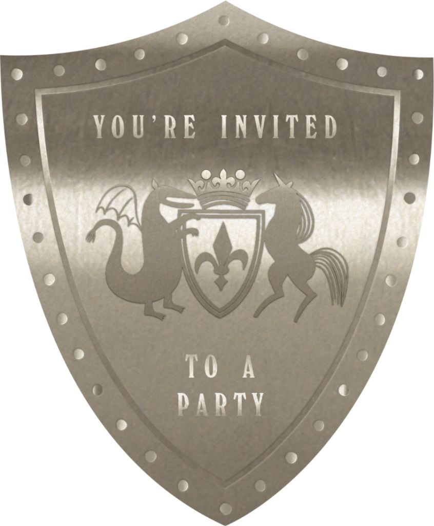 Sealed with a Shield Invitation