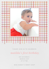 Tattersall - Birthday Invitation by Paperless Post