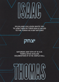 Geometric Lines - Birthday Invitation by Paperless Post