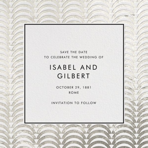 Arches - Save the Date by Jonathan Adler