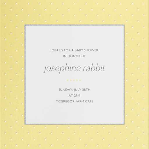 Airy Dots - Baby Shower Invitation by Paperless Post