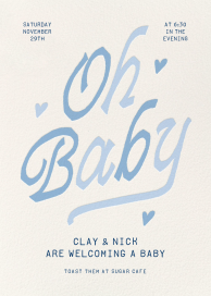 Little Hearts - Baby Shower Invitation by Paperless Post