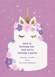 Unicorn Cake by Paperless Post