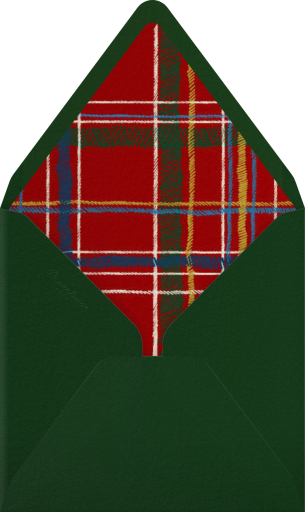 Contemporary Plaid - Paperless Post Envelope