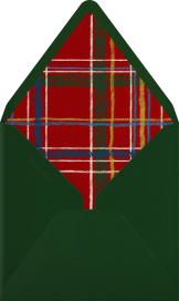 Contemporary Plaid - Paperless Post Envelope
