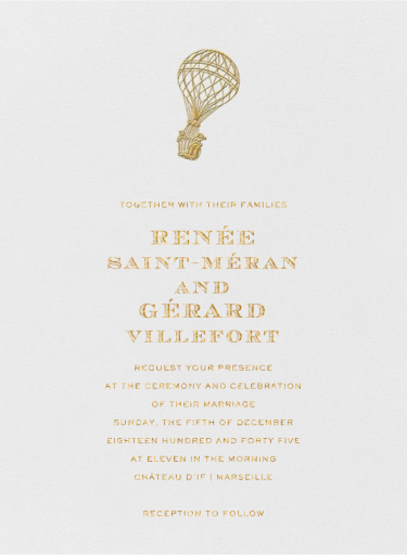 Bristol Belle - Wedding Invitation by Crane & Co.