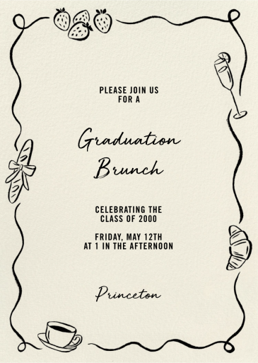 Brunch Details - Graduation Party Invitation by Paperless Post
