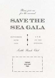 Striped Lettering (Customizable Template) by Paperless Post