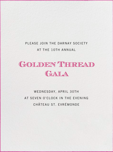 Edge Stain Ivory - Fundraiser Invitation by Paperless Post