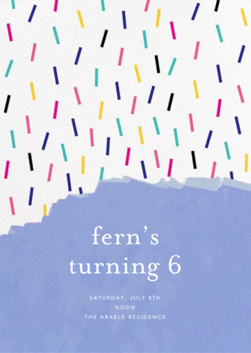 Confetti Cascade by Ashley G