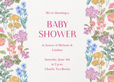 Poet’s Meadow - Baby Shower Invitation by Liberty
