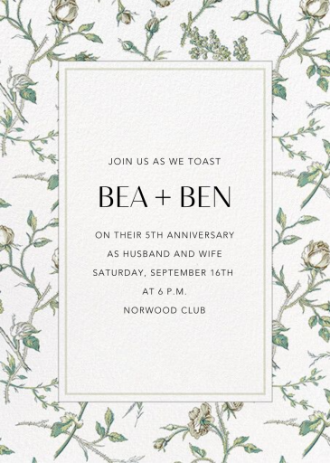 Grandiflora - Invitation by Schumacher