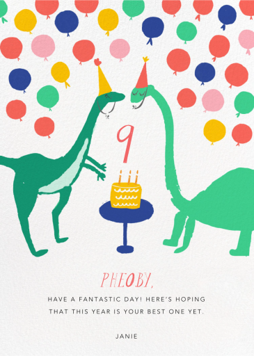 Neck and Neck - Birthday Card by Mr. Boddington's Studio