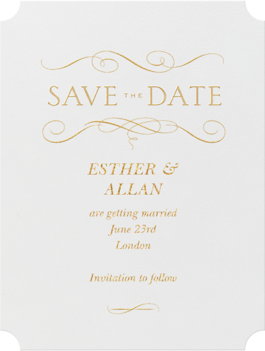 Anjou (Save The Date) by Crane & Co.
