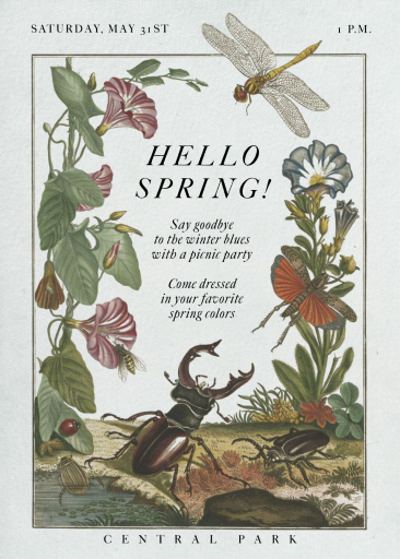 Spring Awakening - Invitation by John Derian