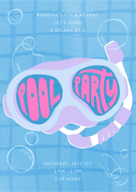 Swimfins - Birthday Invitation by Paperless Post