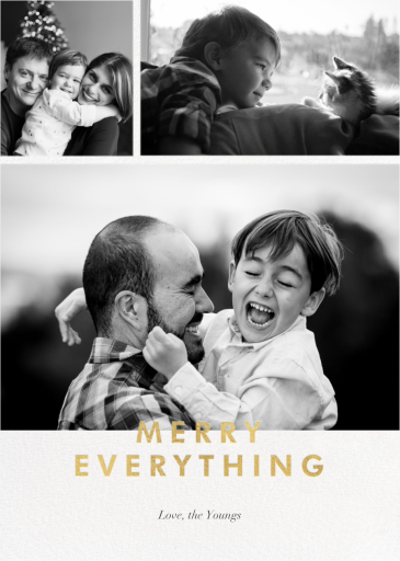 Classic Cutouts - New Year's Card by Paperless Post