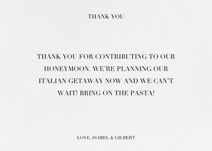 Cherish (Photo Stationery) by Kelly Wearstler - Back