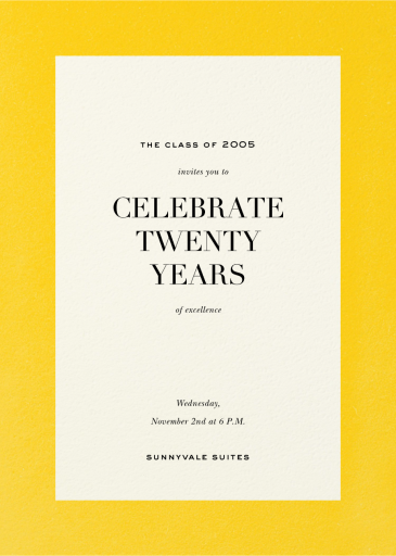 A La Mode - Alumni Event Invitation by Paperless Post