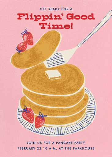 Pancake Breakfast Invitation