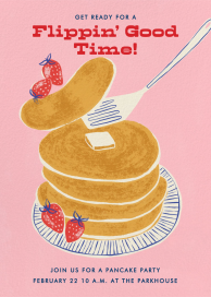 Pancake Breakfast Invitation