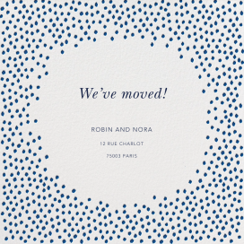 Ikat Dot Home - Moving Announcement by Oscar de la Renta