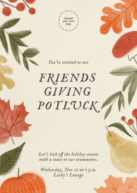 Fall Flora - Party Invitation by Paperless Post