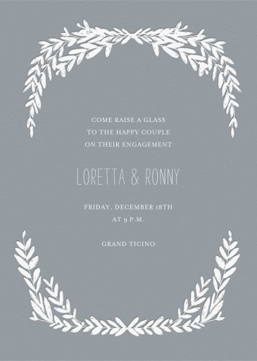 Laurel in Love - Engagement Party Invitation by Mr. Boddington's Studio
