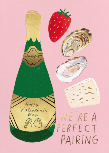 Complementary - Valentine's Day Card by Carolyn Suzuki Studio