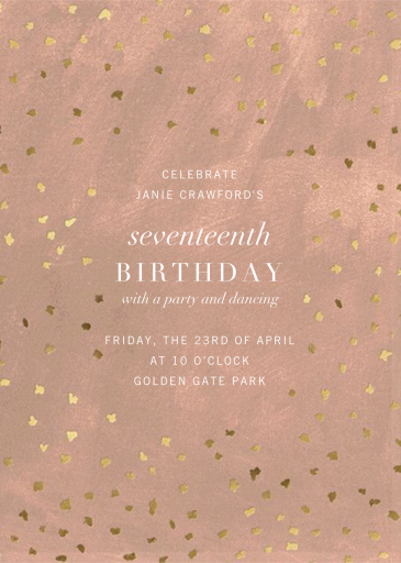 Flurry - Birthday Invitation by Kelly Wearstler