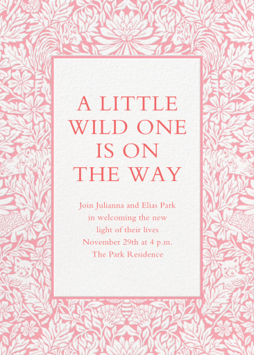 Wildflower Etchings - Baby Shower Invitation by Liberty