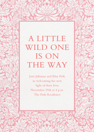 Wildflower Etchings - Baby Shower Invitation by Liberty