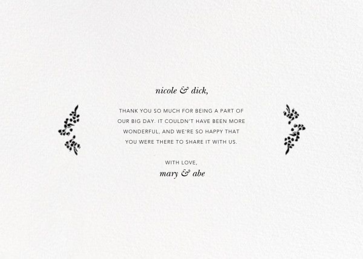 Richmond Park (Photo Save the Date) by Oscar de la Renta - Back