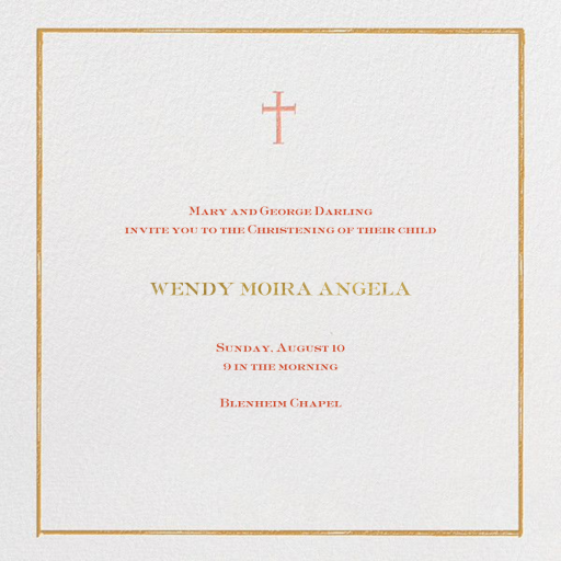 She Likes the Water - Baptism & Christening Invitation by Mr. Boddington's Studio - Back