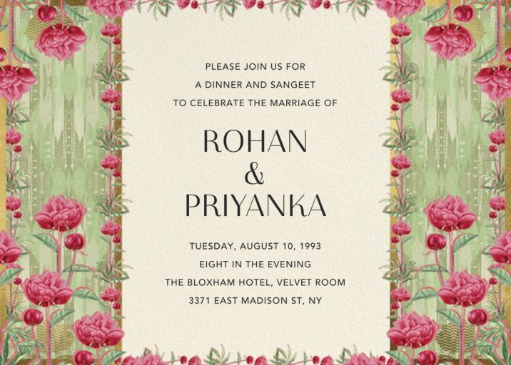 Aniyora - Indian Wedding Invitation by Anita Dongre