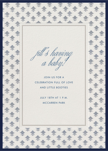 Rubia - Baby Shower Invitation by Schumacher