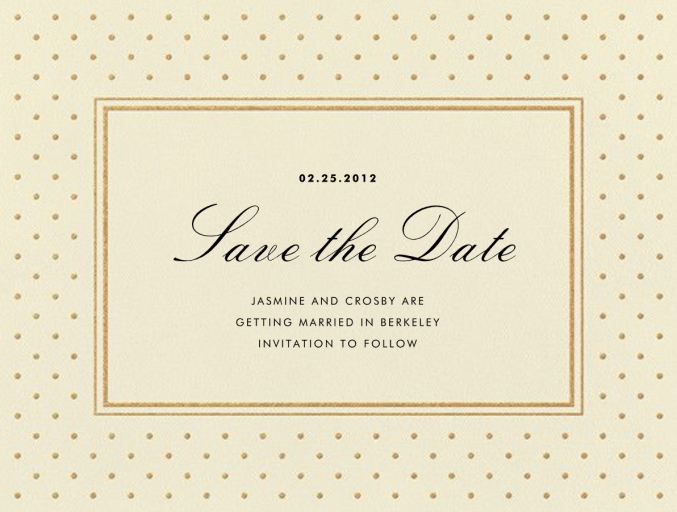 La Pavillion I (Save The Date) - Save the Date by kate spade new york