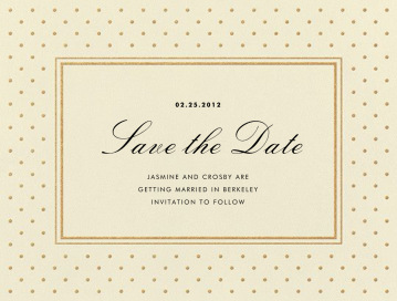 La Pavillion I (Save The Date) - Save the Date by kate spade new york