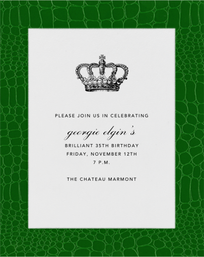 Croc Border - Birthday Invitation by Paperless Post