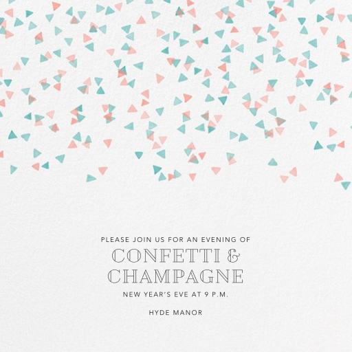 Confetti Cannon - New Year's Eve Invitation by Paperless Post