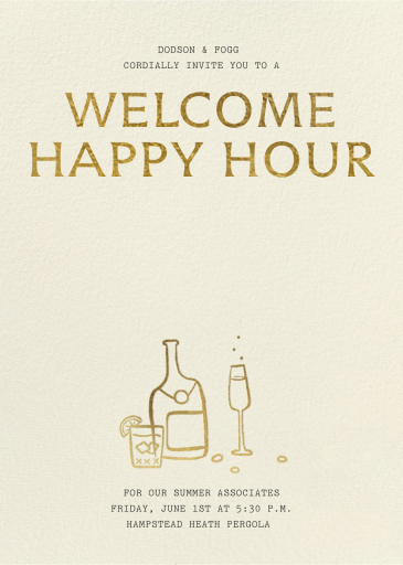 Ink Drink - Happy Hour Invitation by Paperless Post