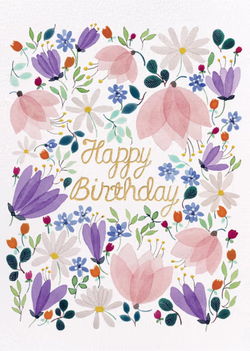 Birthday Whispers (Anna Emilia Laitinen) - Birthday Card by Red Cap Cards
