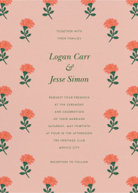 Dianthus Floral - Wedding Invitation by Rifle Paper Co.