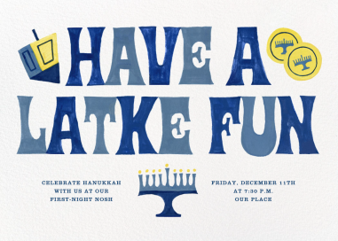 Latke Fun by Paperless Post