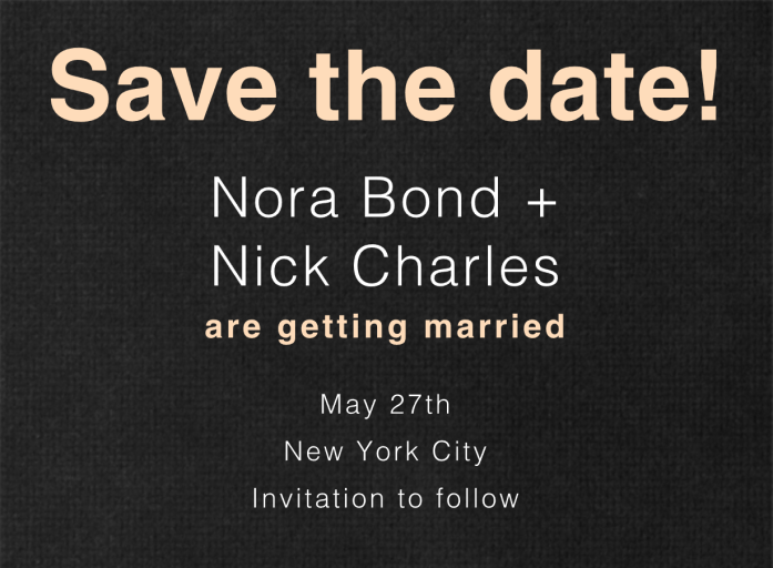 Full-Page Photo Horizontal (Double-Sided) - Save the Date by Paperless Post - Back