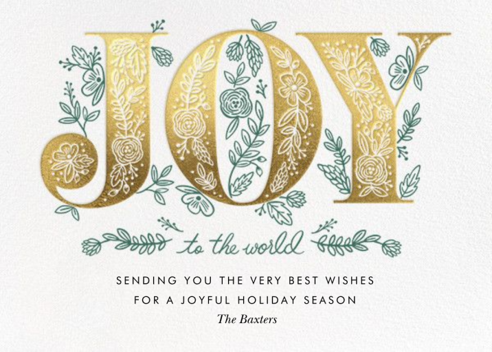 Oh Joy - Holiday Card by Rifle Paper Co.